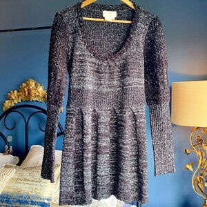 Brown Cozy Sweater Dress